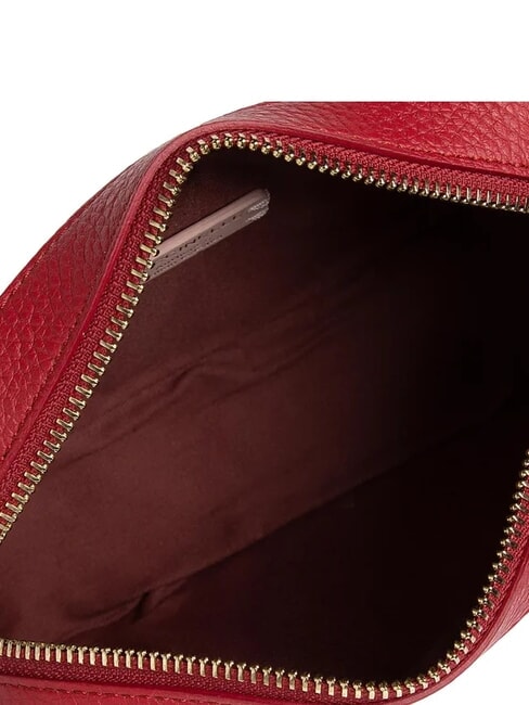 TEBE Borsa a tracolla in pelle martellata ruby - Borse Donna