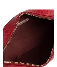 COCCINELLE TEBE Borsa a tracolla in pelle martellata ruby - Borse Donna - 5