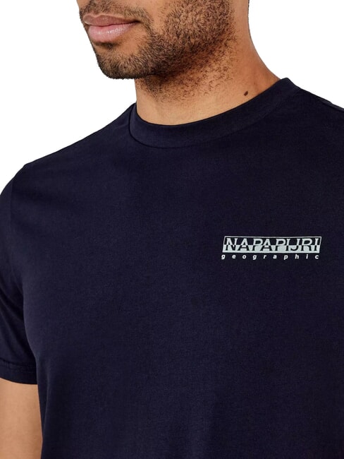S-DATI T-Shirt in cotone blu marine - T-shirt Uomo