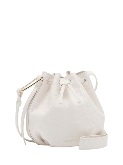 MALORY  Mini Secchiello in pelle blanco - Borse Donna