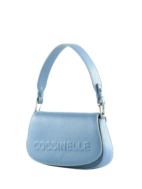 MYRTHA MAXI LOG Borsa a spalla in pelle con tracolla azul - Borse Donna