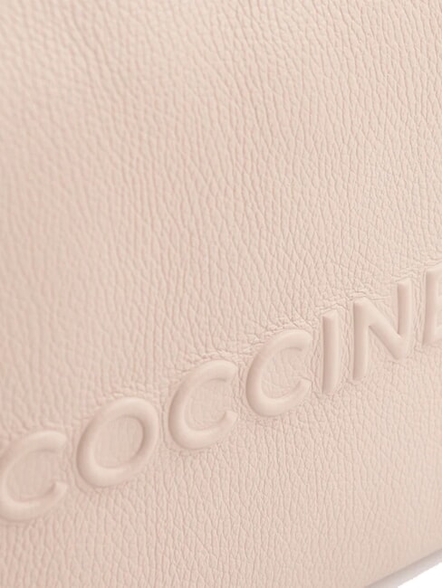 MYRTHA MAXI LOG Borsa shopping in pelle martellata rosette - Borse Donna