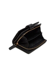 COCCINELLE DEW Portafoglio medio in pelle martellata Nero - Portafogli Donna - 3