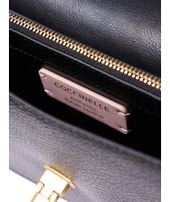 COCCINELLE BEAT SOFT RIBB  Borsetta a tracolla, in pelle  Nero - Borse Donna - 6