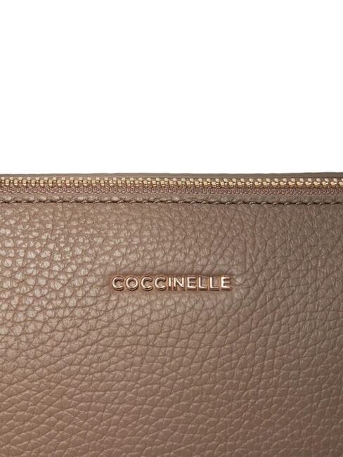 GLEEN Shopping Bag in pelle warm taupe - Borse Donna