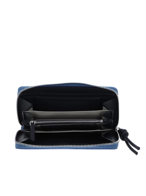 MYRTHA MAXI LOG Portafoglio grande zip around in pelle moss green/litchi - Borse Donna