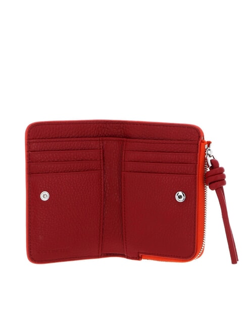 MYRTHA MAXI LOG Portafoglio medio zip around in pelle gazpacho/sangri - Portafogli Donna