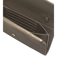 COCCINELLE METALLIC SOFT Pochette in pelle con tracolla warm taupe - Borse Donna - 4