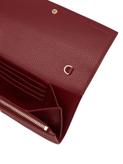 METALLIC SOFT Pochette in pelle con tracolla brandy - Borse Donna