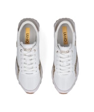 LIUJO EVELYN 915 Sneakers running inserti glitter white/light gold - Scarpe Donna - 3