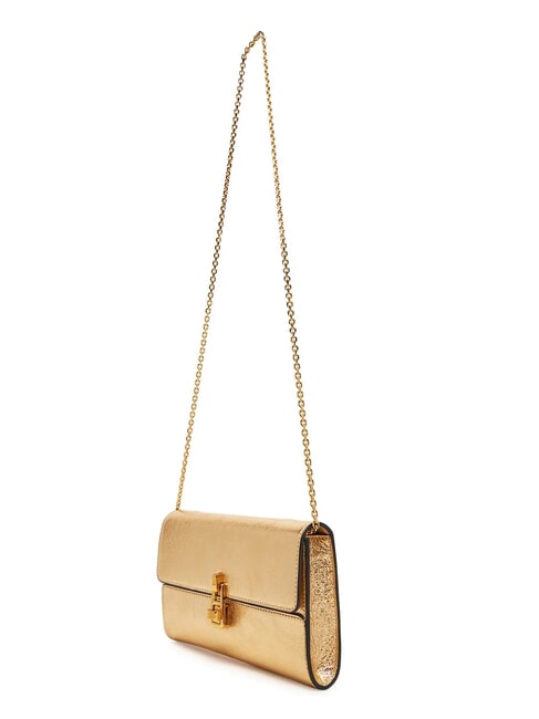 MAGIE 2NITE SMOOTH Pochette in pelle metallizzata golden - Borse Donna