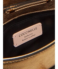 COCCINELLE MAGIE 2NITE SMOOTH Pochette in pelle metallizzata golden - Borse Donna - 5