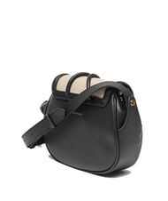 COCCINELLE CARMY CANVAS Borsa a tracolla in pelle e canvas - Borse Donna