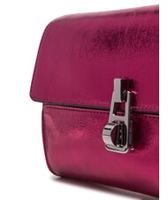 COCCINELLE MAGIE 2NITE SMOOTH Pochette in pelle metallizzata sangria - Borse Donna - 3