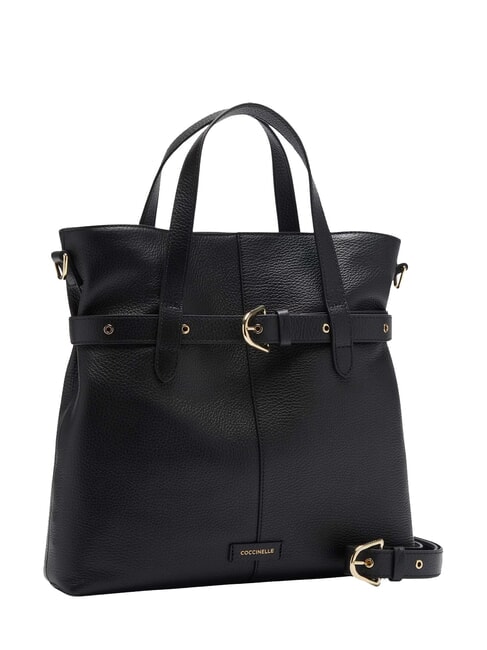 ABIGAIL Borsa a mano in pelle con tracolla Nero - Borse Donna