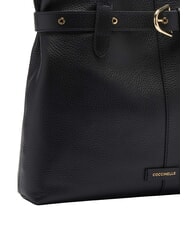 COCCINELLE ABIGAIL Borsa a mano in pelle con tracolla Nero - Borse Donna - 3