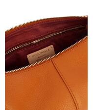 COCCINELLE ABIGAIL Borsa a spalla in pelle martellata CUIR - Borse Donna - 4