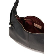 COCCINELLE ABIGAIL Borsa a spalla in pelle martellata Nero - Borse Donna - 4