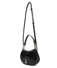COCCINELLE MAGIE WRINKLED Borsa a spalla in pelle con patta Nero - Borse Donna - 4