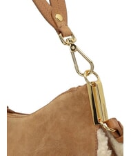 COCCINELLE SUNUP ECO SHEARLING Borsa a spalla con tracolla reef/peach - Borse Donna - 4