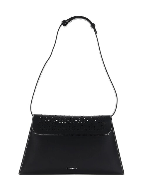 DEW COW PERFORED Borsa a spalla in pelle Nero - Borse Donna