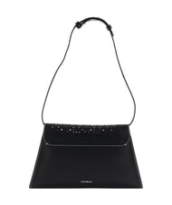 COCCINELLE DEW COW PERFORED Borsa a spalla in pelle Nero - Borse Donna - 4