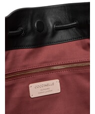 COCCINELLE ISABELA Borsa a spalla morbida in pelle Nero - Borse Donna - 6