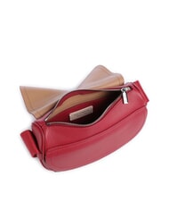 COCCINELLE RAQUEL S Borsa piccola in pelle martellata con tracolla logata aliegr/noir - Borse Donna - 5