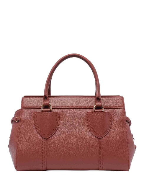 YORK Borsa a mano in pelle con tracolla brandy - Borse Donna