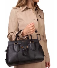 COCCINELLE YORK Borsa a mano in pelle con tracolla brandy - Borse Donna - 5