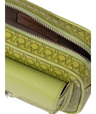 COCCINELLE BEAT COAT MONO Borsa a tracolla con stampa imperial metal oro - Borse Donna - 4