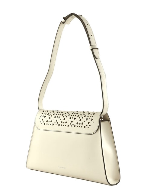 DEW COW PERFORED Borsa a spalla in pelle blanco - Borse Donna