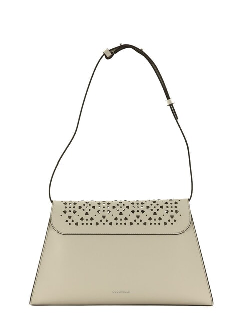 DEW COW PERFORED Borsa a spalla in pelle blanco - Borse Donna