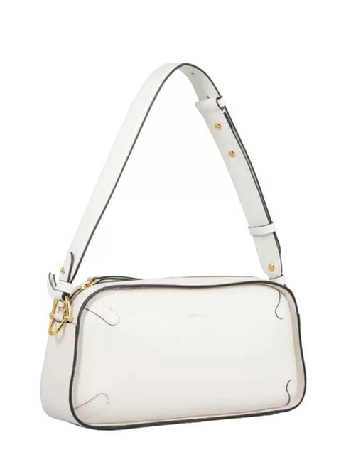 MALETA CALF Borsa  a spalla in pelle liscia blanco - Borse Donna