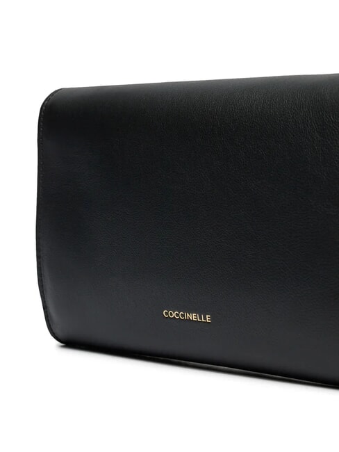 CAMPIONARIO - MAGIE 2NITE Pochette in pelle con tracolla catena Nero - Borse Donna