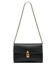 COCCINELLE CAMPIONARIO - MAGIE 2NITE Pochette in pelle con tracolla catena Nero - Borse Donna - 3