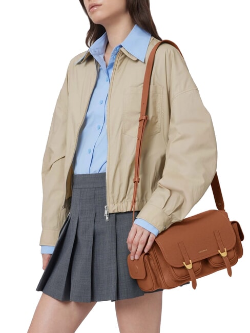 CAMPUS Borsa a tracolla in pelle martellata CUIR - Borse Donna