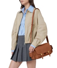 COCCINELLE CAMPUS Borsa a tracolla in pelle martellata CUIR - Borse Donna - 4