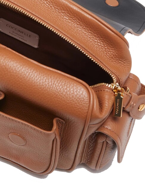 CAMPUS Borsa a tracolla in pelle martellata CUIR - Borse Donna