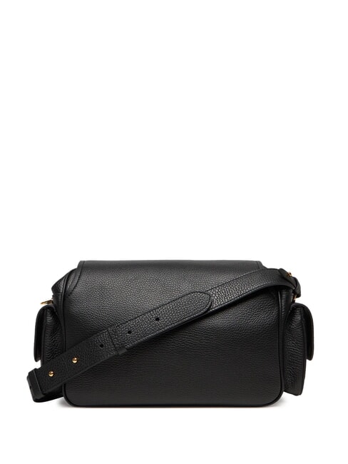 CAMPUS Borsa a tracolla in pelle martellata Nero - Borse Donna