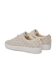MICHAEL KORS KEATON Sneakers stampa logo all over vanilla - Scarpe Donna - 6
