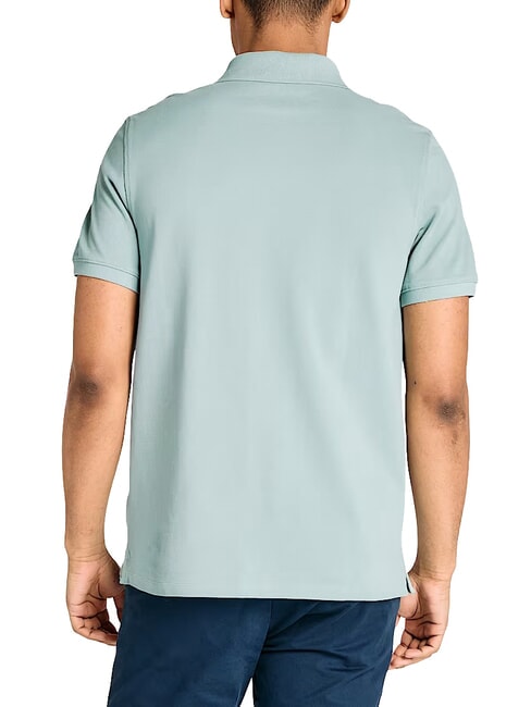 MILLERS RIVER Polo in cotone silver blue - Polo Uomo