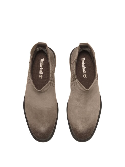 BRIMFIELD Stivaletti bassi in pelle medium brown suede - Scarpe Donna