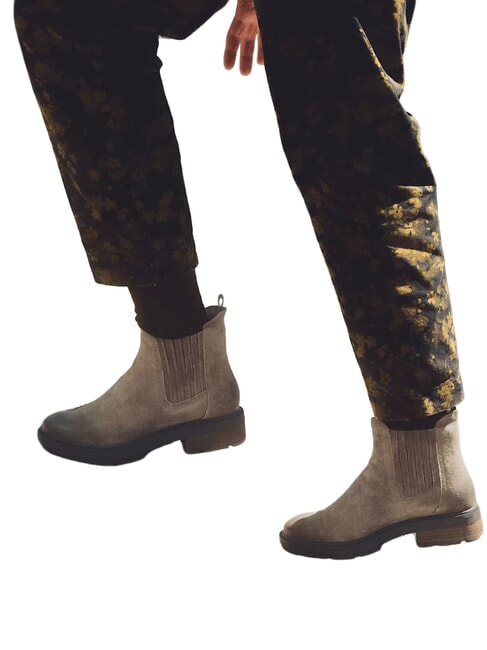 BRIMFIELD Stivaletti bassi in pelle medium brown suede - Scarpe Donna