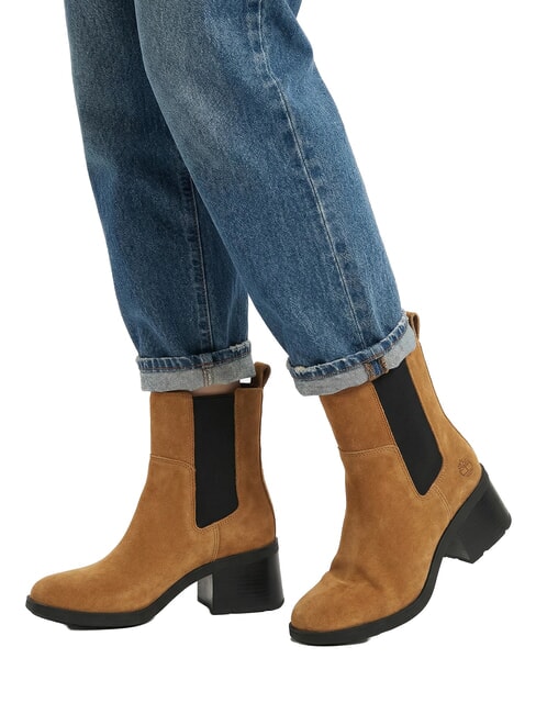 BELLEVAUX Stivaletti medium brown suede - Scarpe Donna