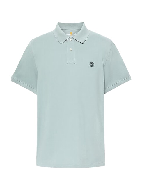 MILLERS RIVER Polo in cotone silver blue - Polo Uomo