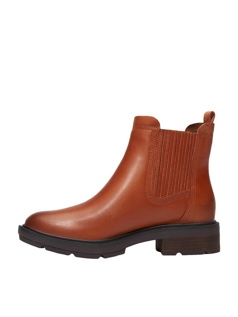 BRIMFIELD Stivaletti bassi in pelle md brn f grain w dk brn - Scarpe Donna