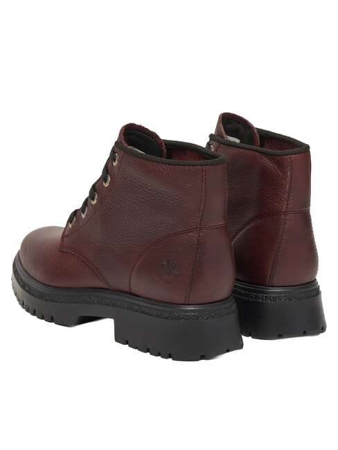 CAMBRIA VALLEY Anfibi in pelle burgundy fullgrain - Scarpe Donna