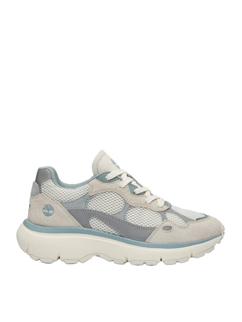 HAZEL LANE LOW  natural mesh w light blue - Scarpe Donna