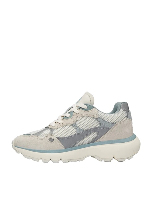 HAZEL LANE LOW  natural mesh w light blue - Scarpe Donna
